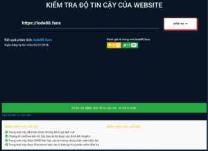 Kiểm tra Scam bằng website check Scam.vn